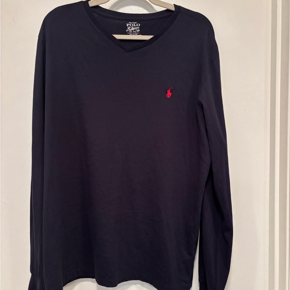 Polo by Ralph Lauren Blue Long Sleeve Tee